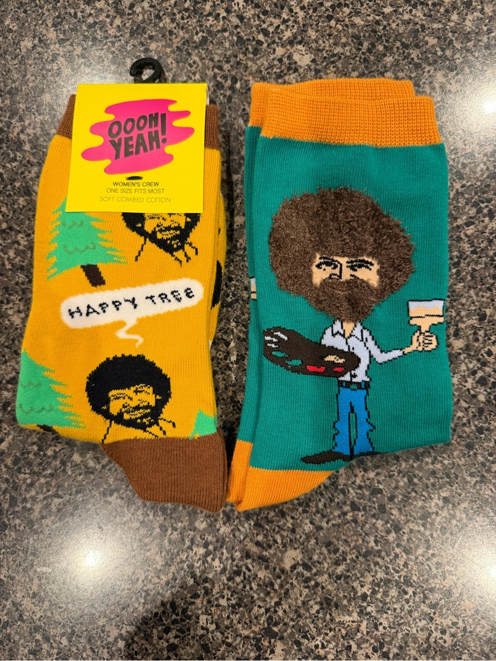 Bob Ross Socks - 2 pair